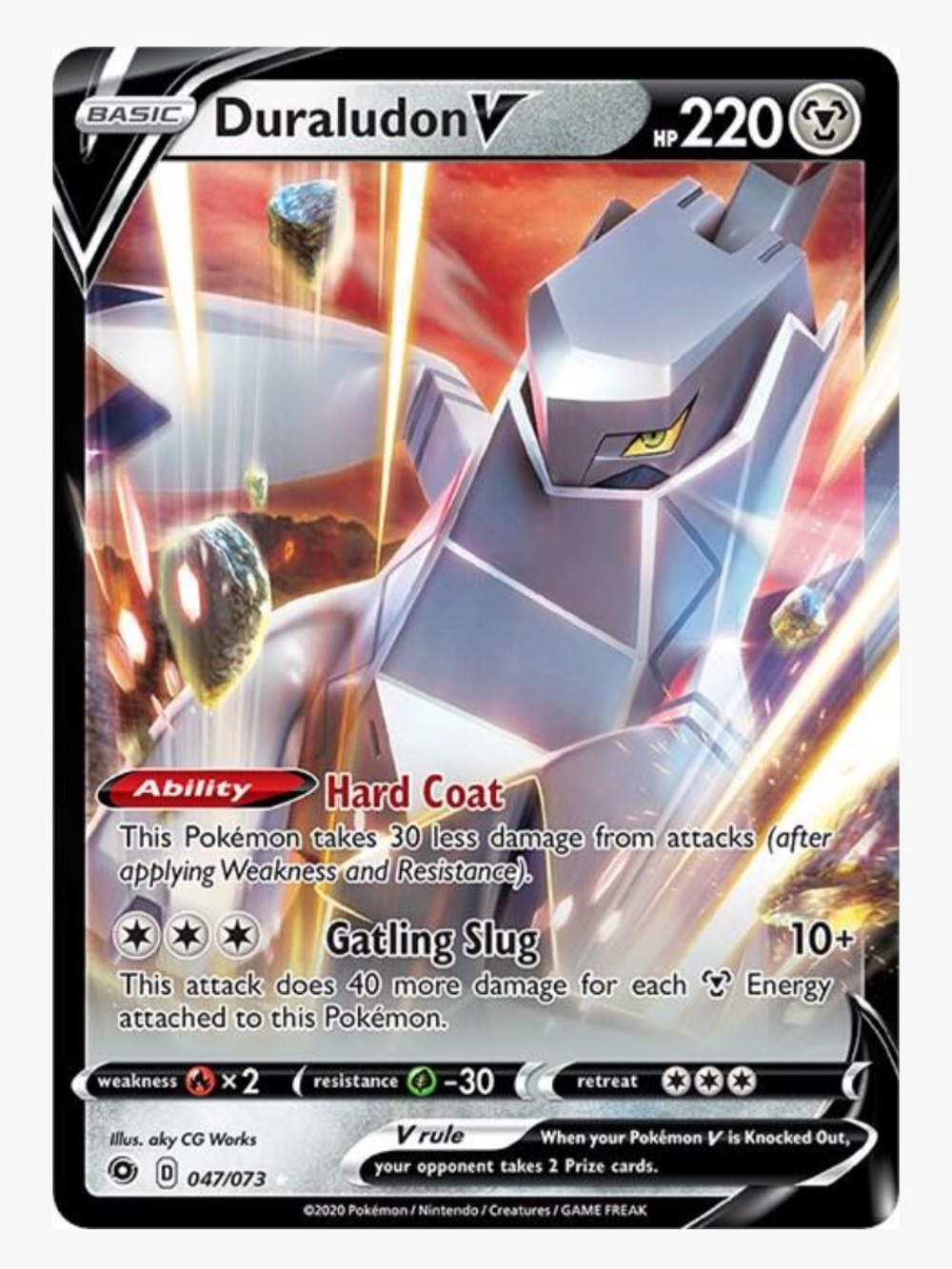 Duraludon V Champion's Path Pokemon Trading Card